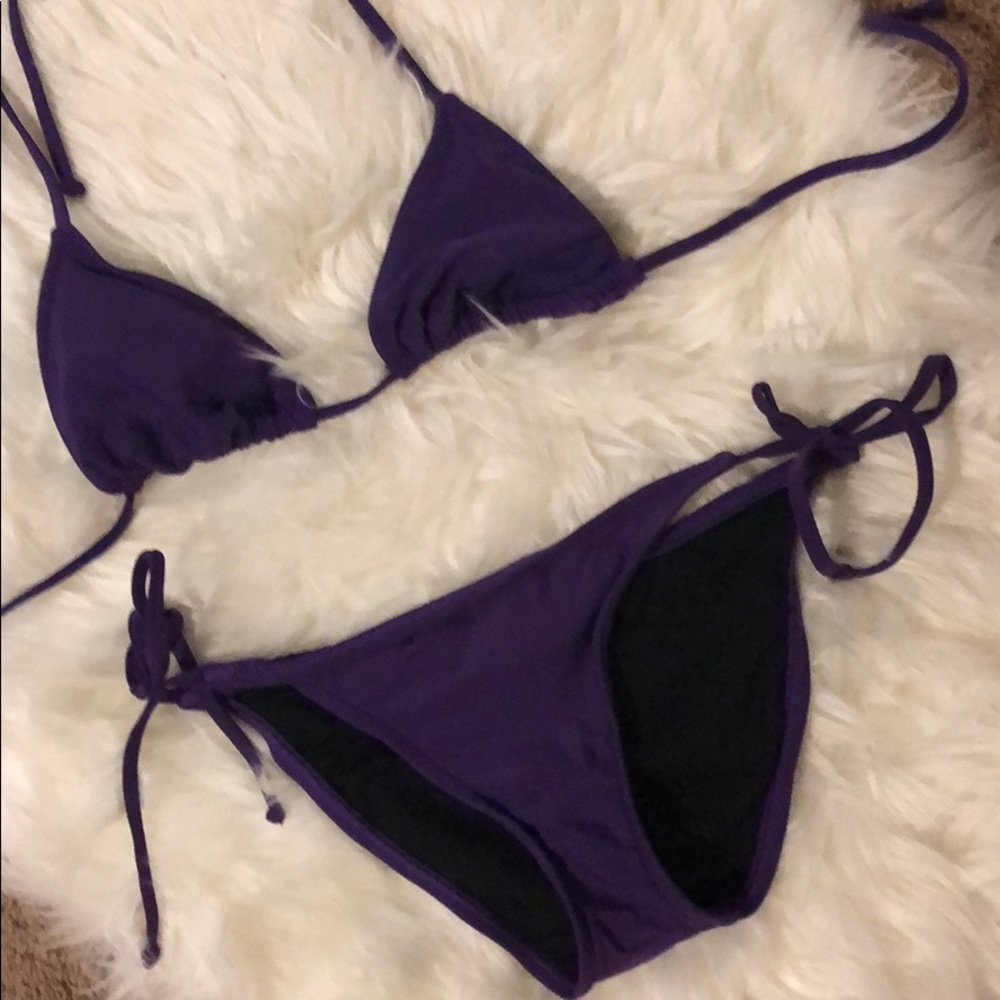 Purple bikini